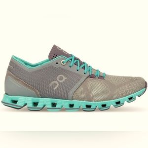 Womens Cloud X Running Shoe, Grey/Atlantis size 9